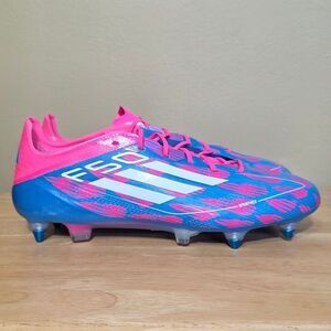 Adidas F50 Elite SG Soccer Cleats Blue Pink White IF1300 Men's Size 10